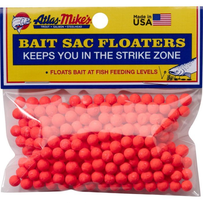 Atlas Mike Bait Sac Floaters Red 300/bag