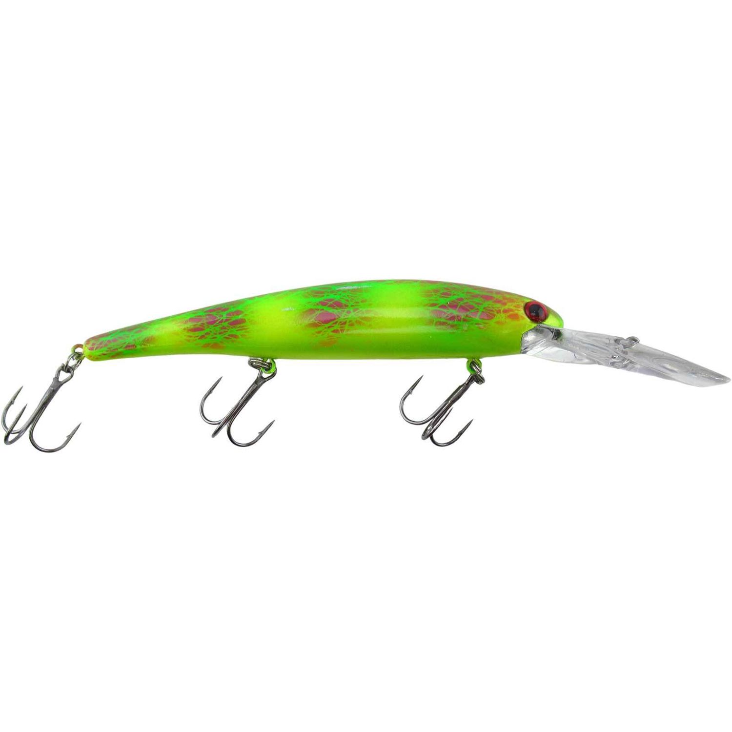 JT Custom Bandit Walleye Deep Diver Neon Man