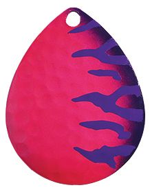 Pink/Purple Purple Tiger Copper Back Colorado Blades Size 3