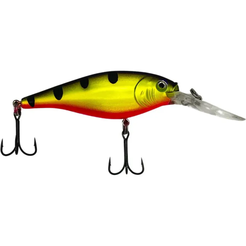 JT Custom Berkley Flicker Shad 7 Purple Perch