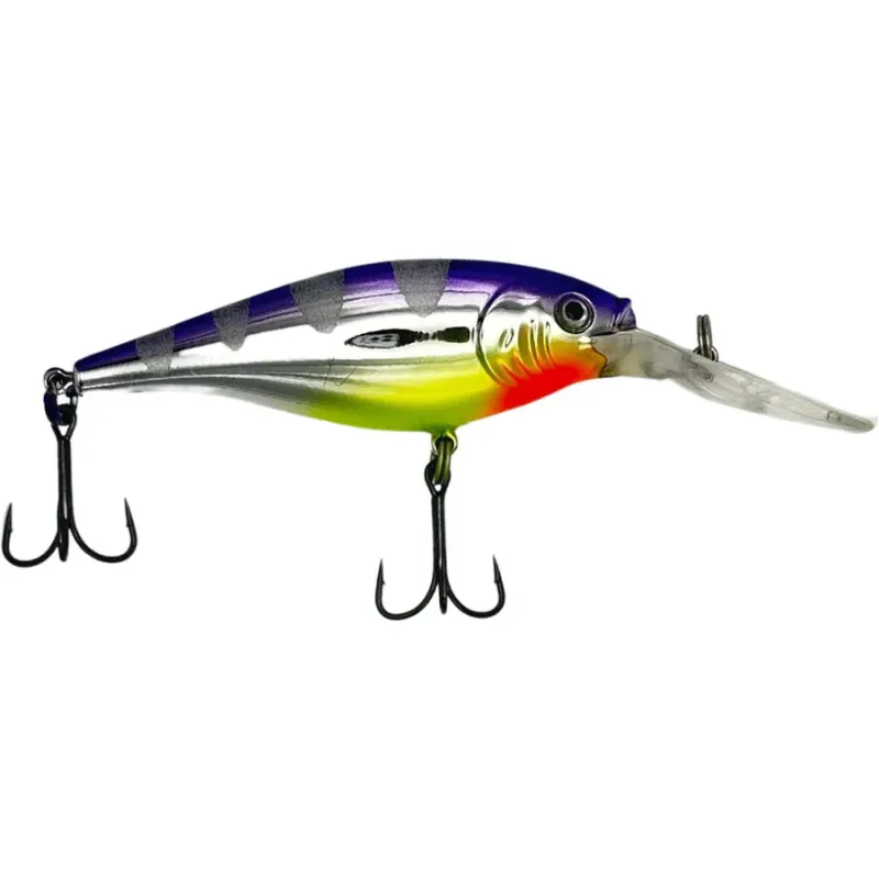 JT Custom Berkley Flicker Shad 7 Purple Descent