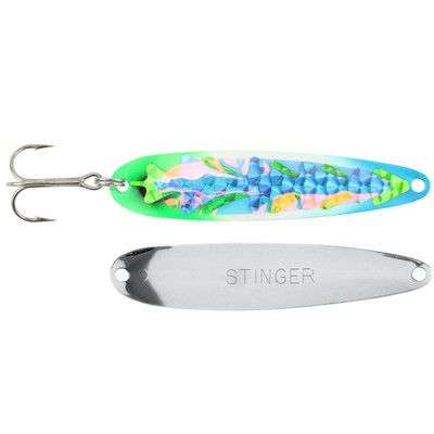 Michigan Stinger Spoon Bomb UV Silver Back S543UV 3.75''