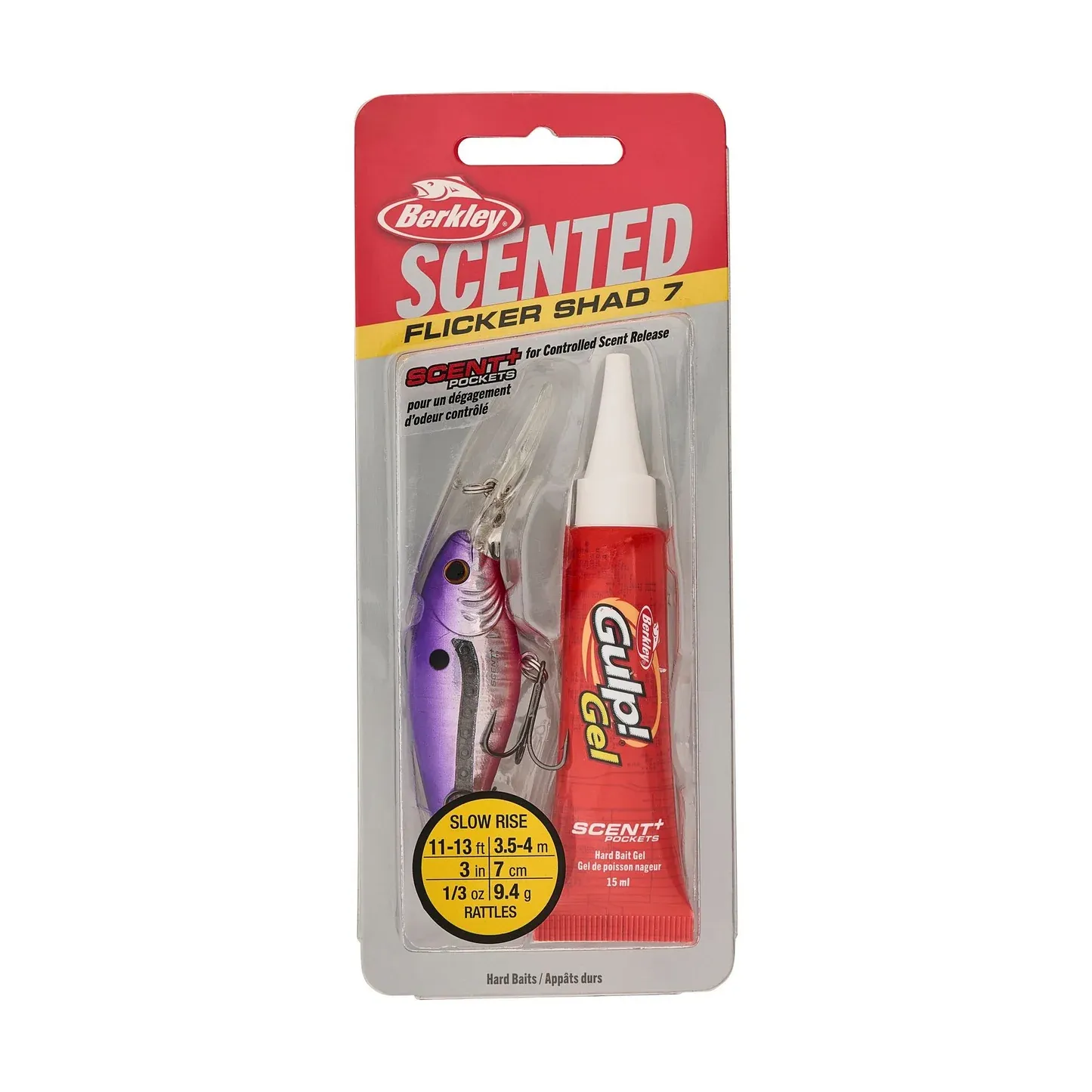 Berkley Scented Flicker Shad® 7 Slick Purple Candy FSFSH7M-SLPC