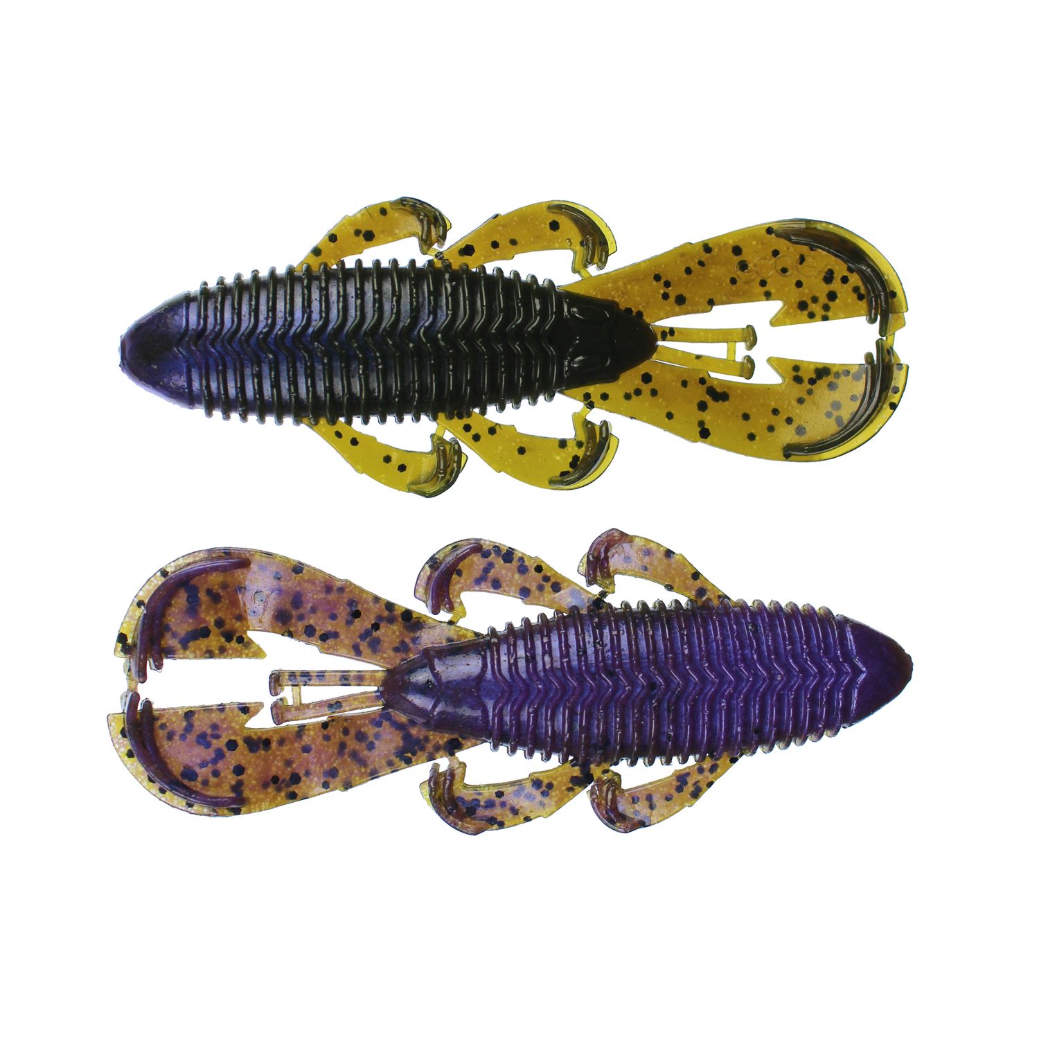 Googan Bandito Bug, 3.3'' GreenPumpkinPurple 9pk GOGBB33GPU