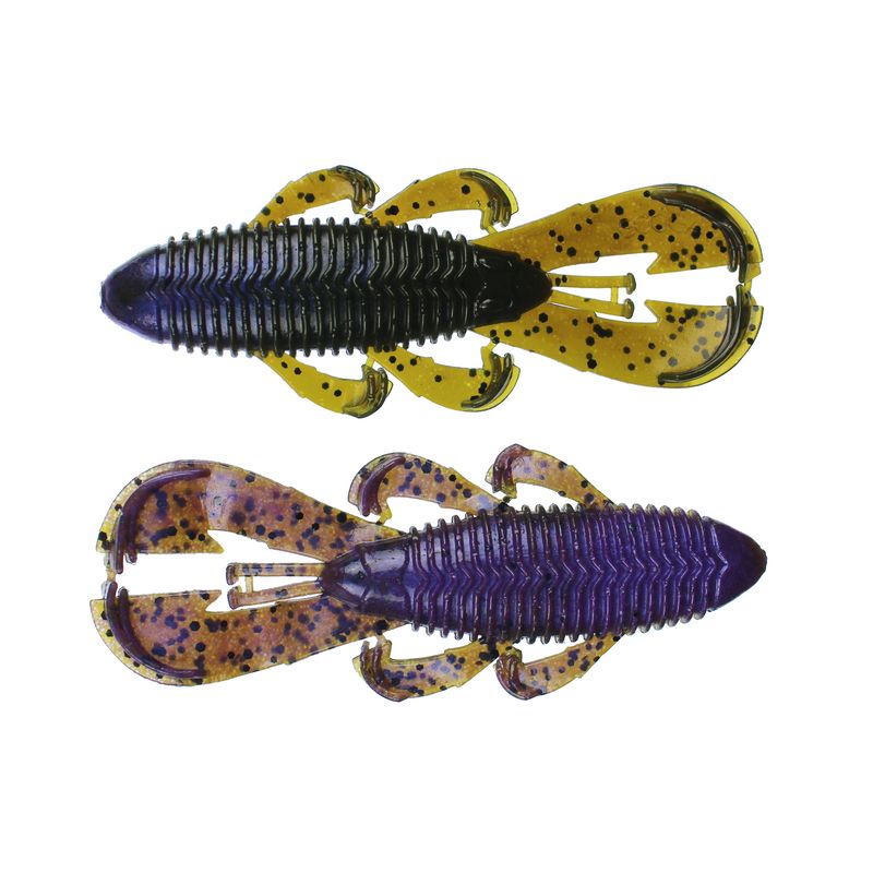 Googan Bandito Bug, 3.3'' GreenPumpkinPurple 9pk GOGBB33GPU