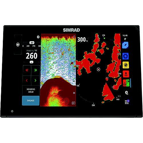 Simrad 00015372001 NSX™ 3009 Smart Chartplotter &amp; Fishfinder, 9" w/HDI Transducer