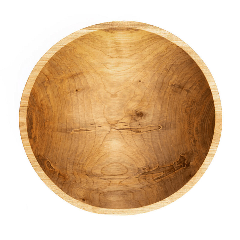 Traditional Round Maple Bowls