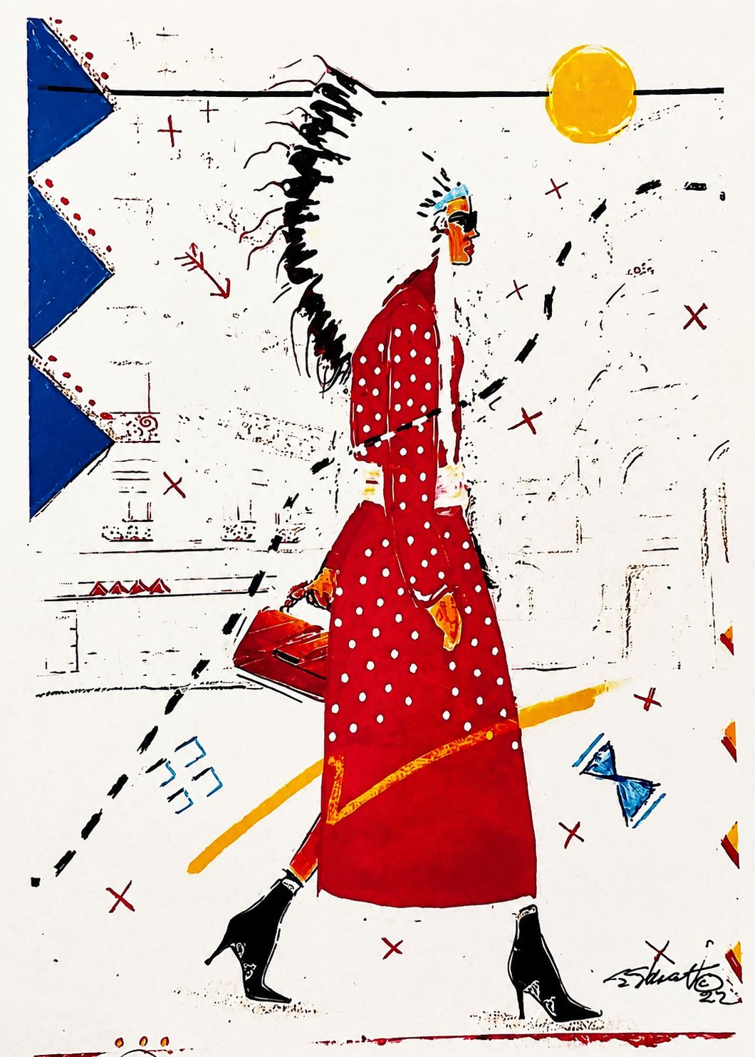 Fierce Women Warrior Goes Shopping