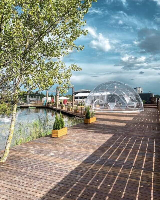 KUPOLS LUXDOMES 10M (75M2) KUPOLS LUXDOMES 10M (75M2)