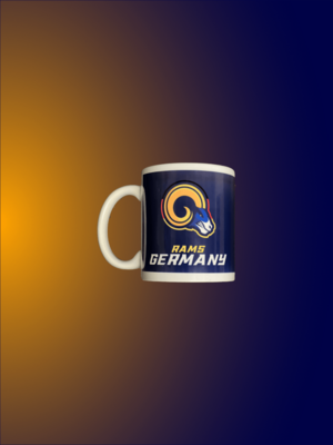 Rams Germany Logo-Tasse