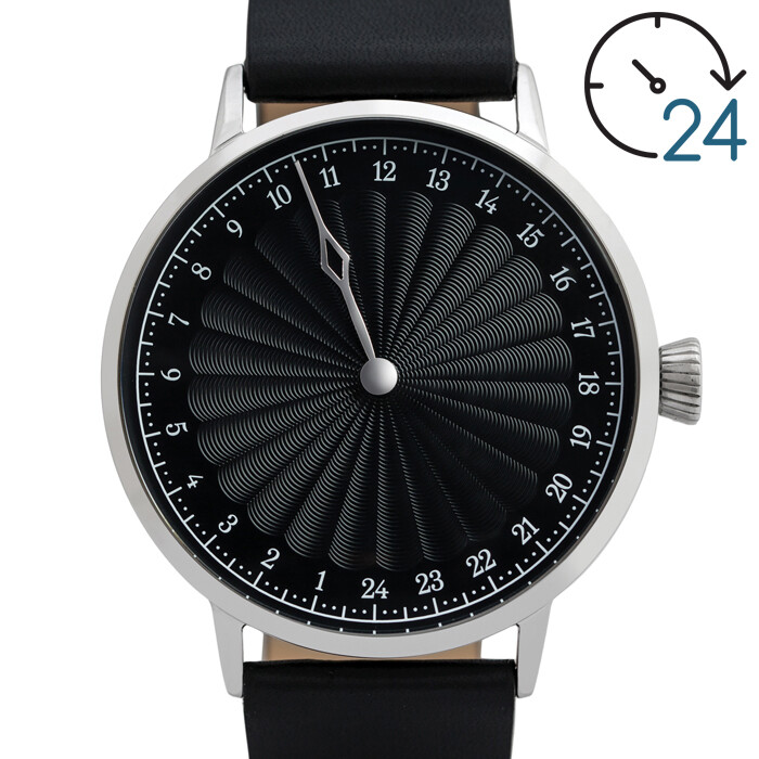 24-hour single hand watch Svalbard Solfestuka AA12