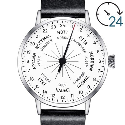 24-hour single hand watch Svalbard Eykt AA50