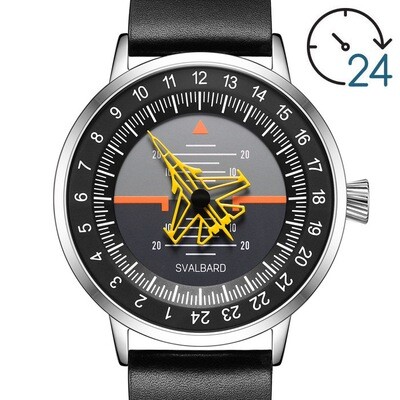 24-hour single hand watch Svalbard Flight AA52