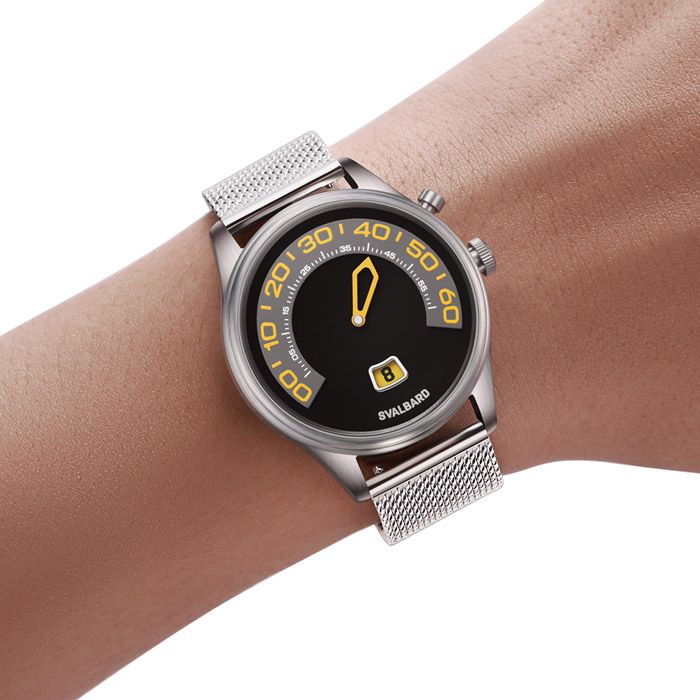 Buy jump hour watch with retrograde minutes Time Travel HX12