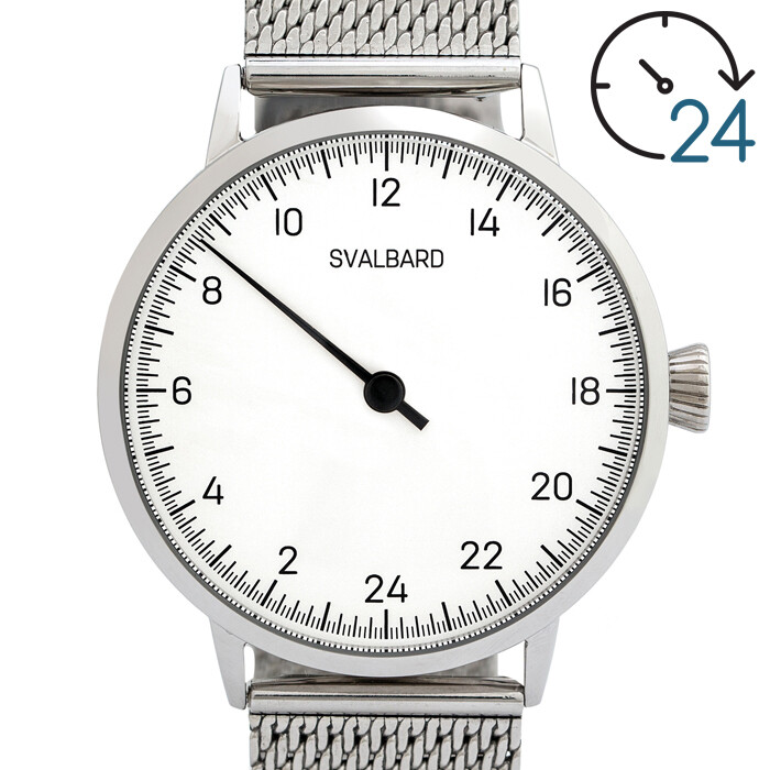 [PRE-ORDER] 24-hour single hand watch Svalbard Elementary AA20