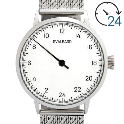 [PRE-ORDER] 24-hour single hand watch Svalbard Elementary AA20