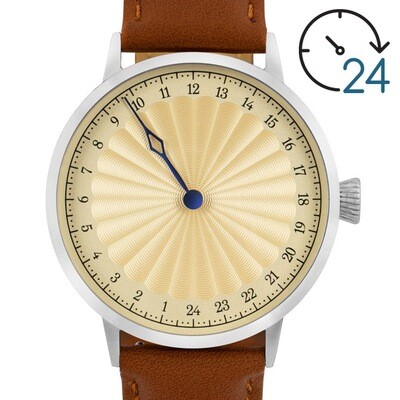 [PRE-ORDER] 24-hour single hand watch Svalbard Solfestuka AA14A