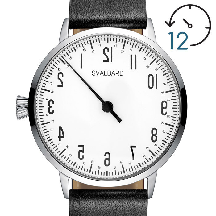[PRE-ORDER] Single hand backward watch Svalbard Tilbake AC11A