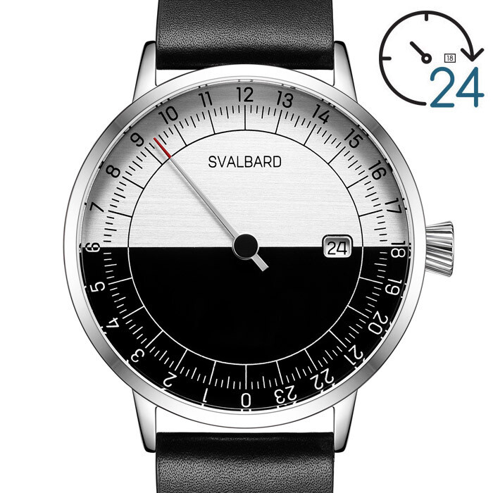 [PRE-ORDER} 24-hour single hand watch Svalbard Noonday AA17F
