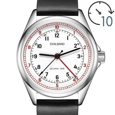 Dual time decimal watch Svalbard Decimal GA30