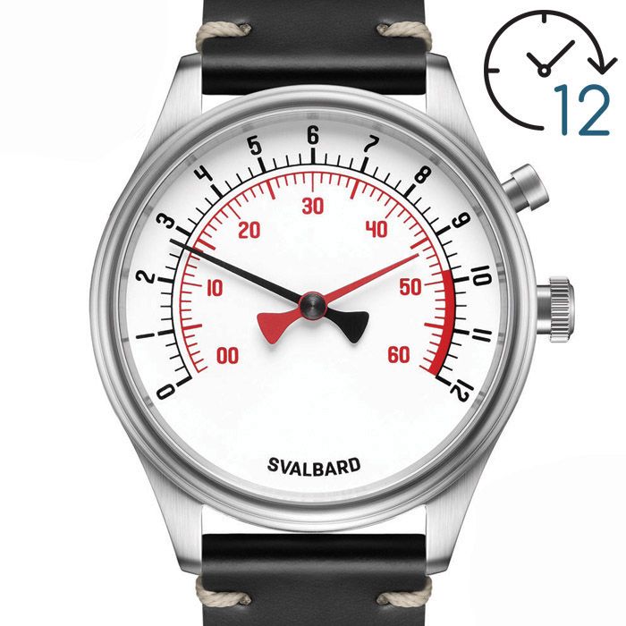 Double retrograde watch Svalbard Time Travel HX17