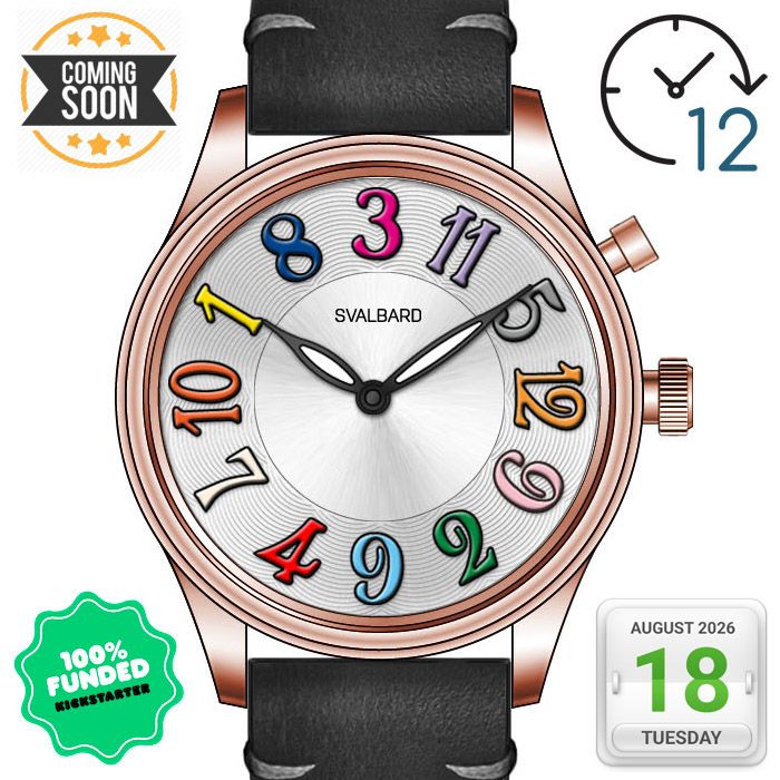 [PRE-ORDER] Crazy jump hour watch Svalbard Time Travel HX23A