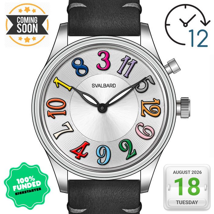 [PRE-ORDER] Crazy jump hour watch Svalbard Time Travel HX23