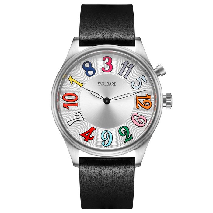 Crazy jump hour watch Svalbard Time Travel HX23