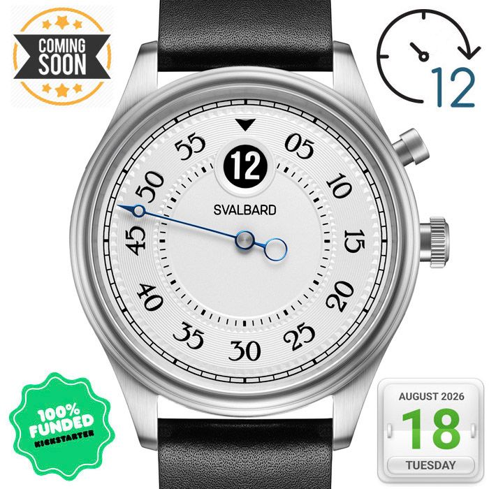 [PRE-ORDER] Jump hour watch Svalbard Time Travel HX21