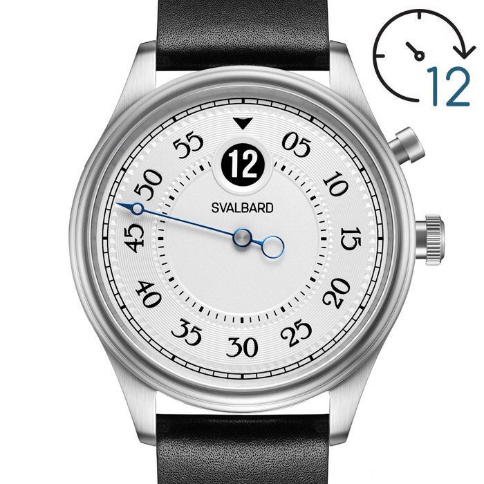 Jump hour watch Svalbard Time Travel HX21