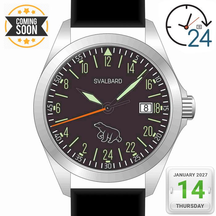 [PRE-ORDER] 24-hour watch Svalbard Isbjornen GA23