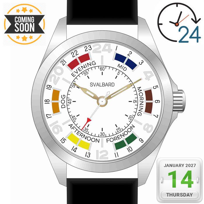 [PRE-ORDER] 24-hour watch Svalbard Seatimer GA14