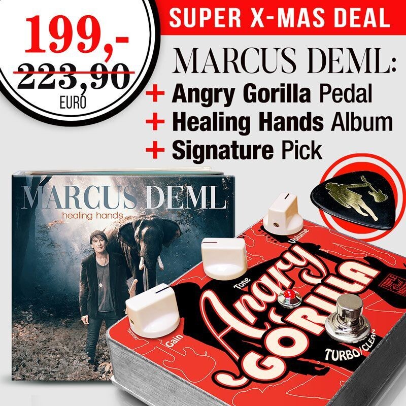 Angry Gorilla Bundle. Pedal, Healing Hands Album + Pick! Angry Gorilla Bundle. Pedal, Healing Hands Album + Pick!