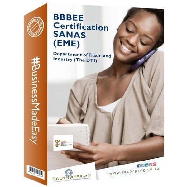 SANAS Accredited BEE Certificate