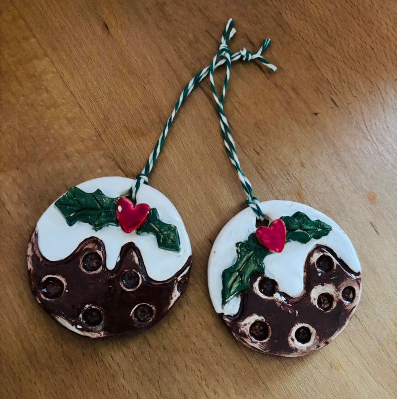 Ceramic Christmas pudding