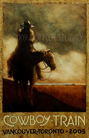 Cowboy Train 2005 - Limited Edition Print