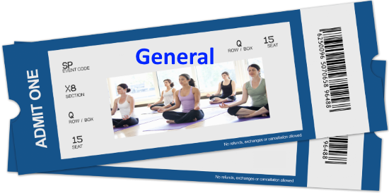 Yoga Day: Early Bird Ticket: 1x Person