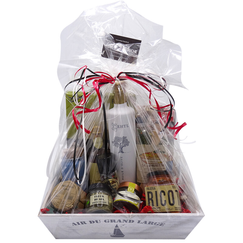 Corbeille cadeau pour cuisiner (sans alcool) Corbeille cadeau pour cuisiner (sans alcool)