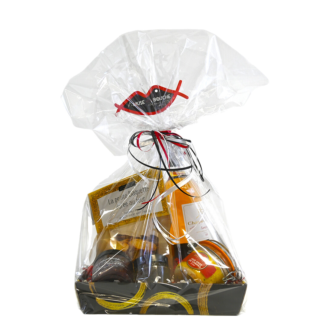 Corbeille cadeau prestige foie gras