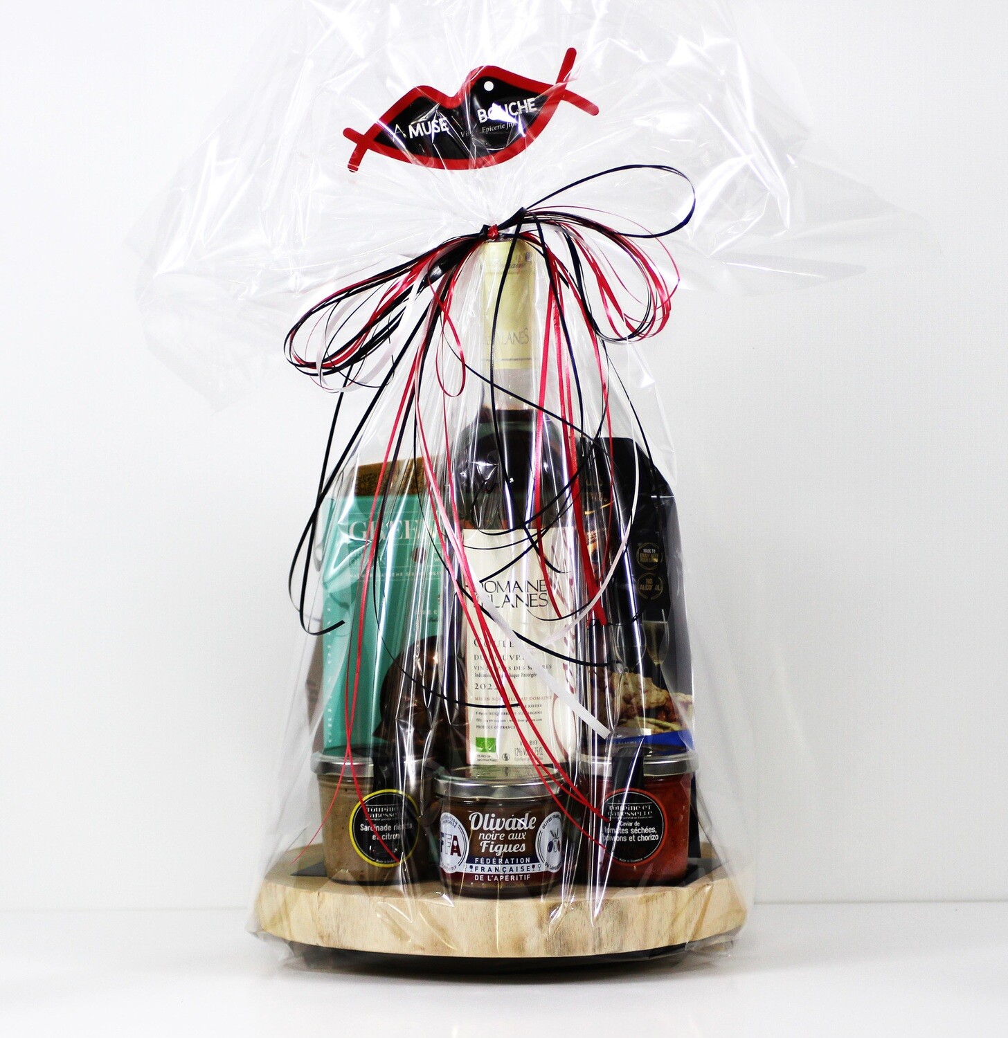 Corbeille cadeau apéritif