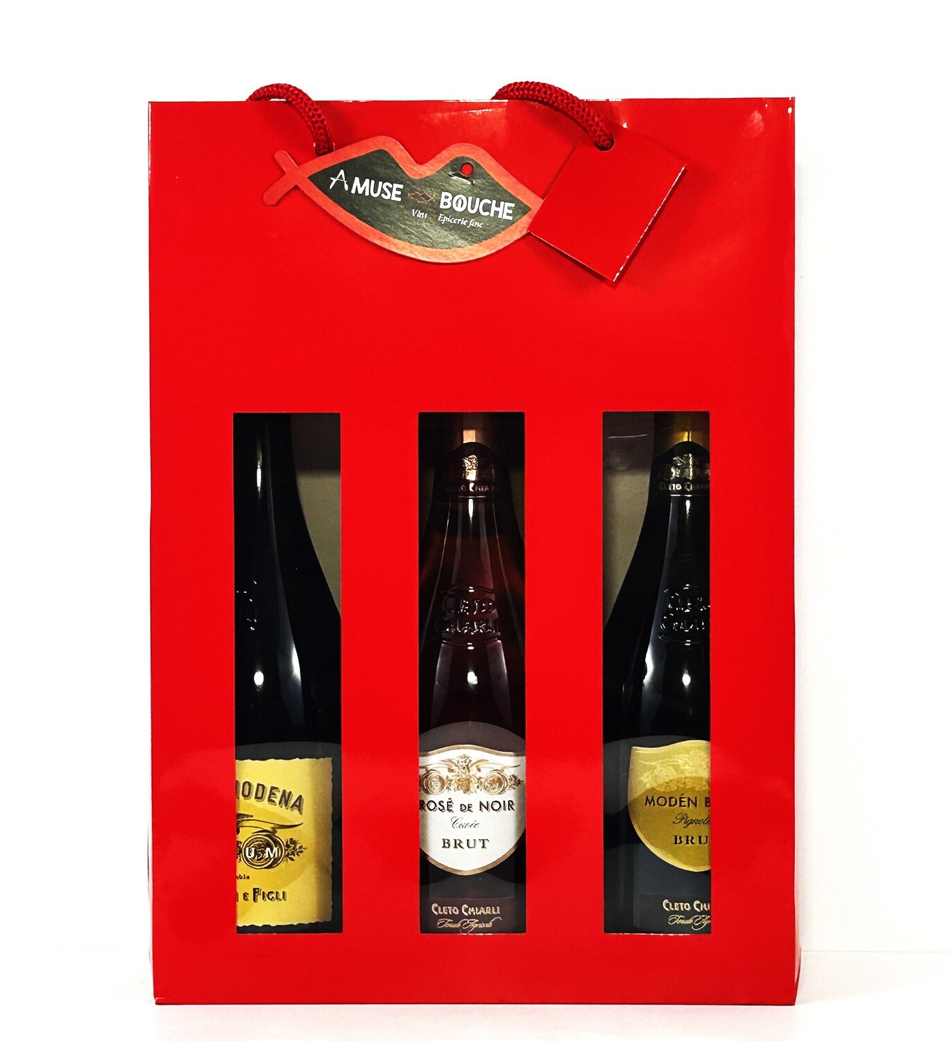 Coffret Lambrusco 3 bouteilles