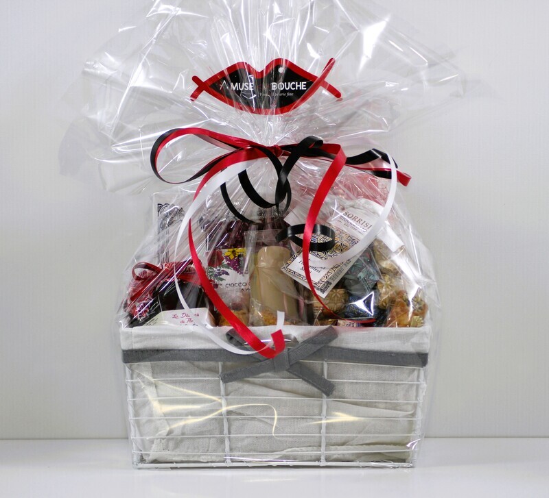 Corbeille cadeau sucrée (sans alcool) Corbeille cadeau sucrée (sans alcool)
