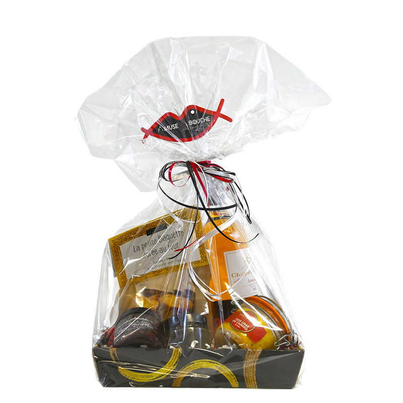 Corbeille cadeau prestige foie gras