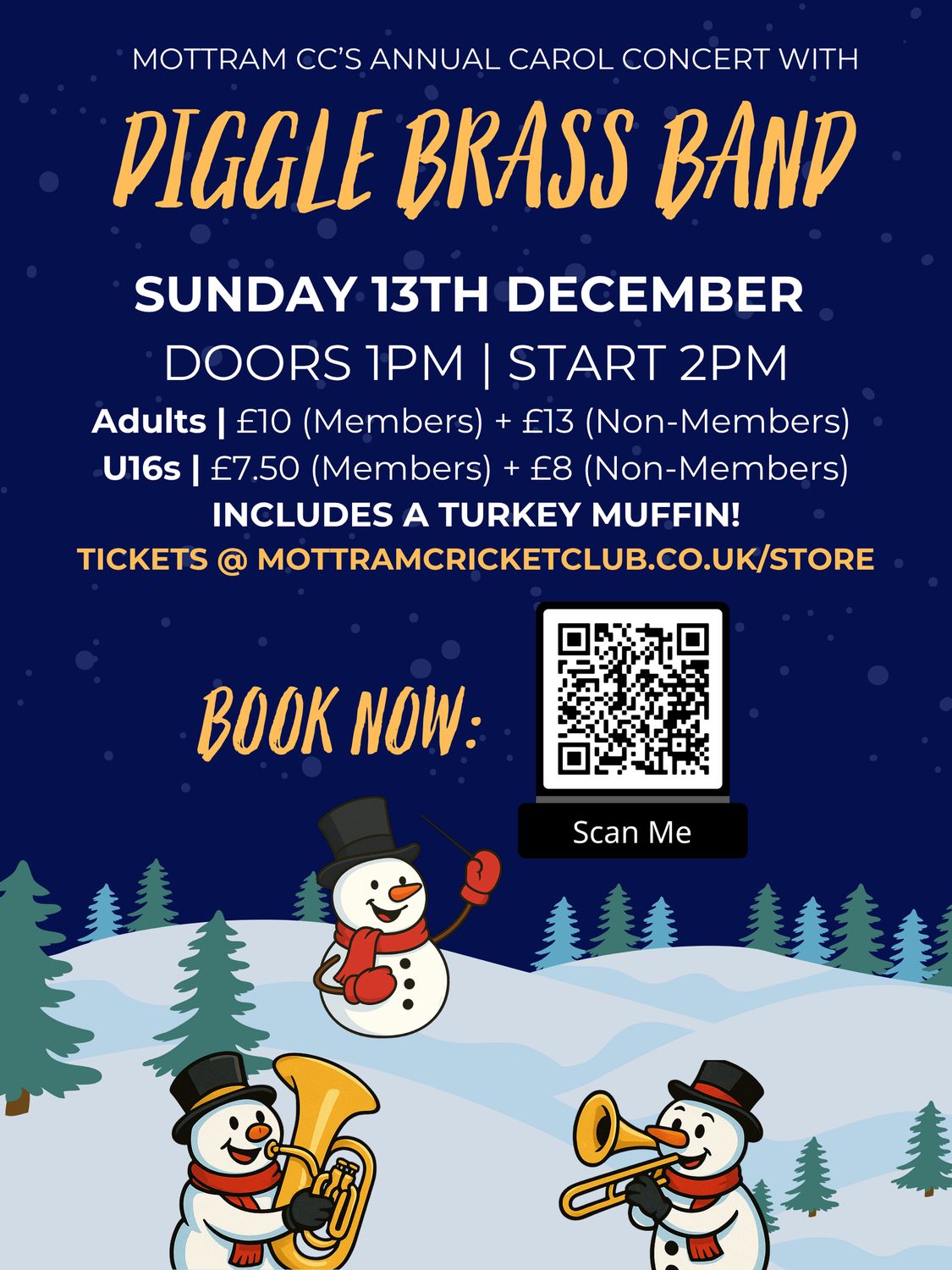 NON-MEMBERS | Diggle Brass Band Xmas Concert