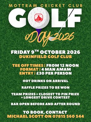 MCC Golf Day | Friday 9th October MCC Golf Day | Friday 9th October