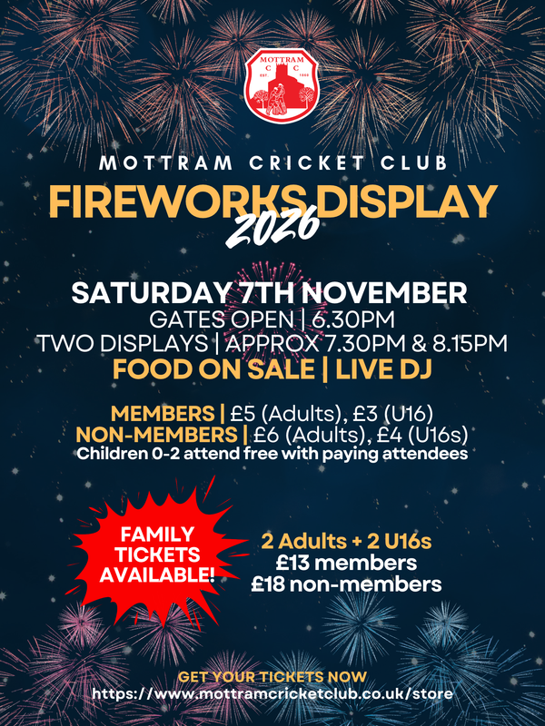 MEMBERS FAMILY BUNDLE | 2026 Fireworks | Sat 7th Nov