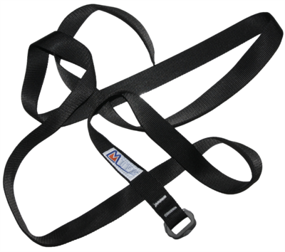 Lightweight chest harness for caving