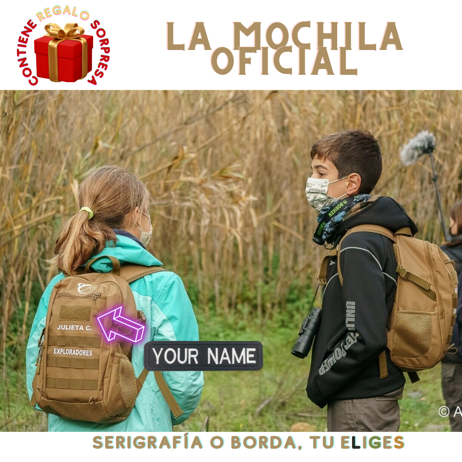 mochila Oficial Exploradora Mochila de Asalto