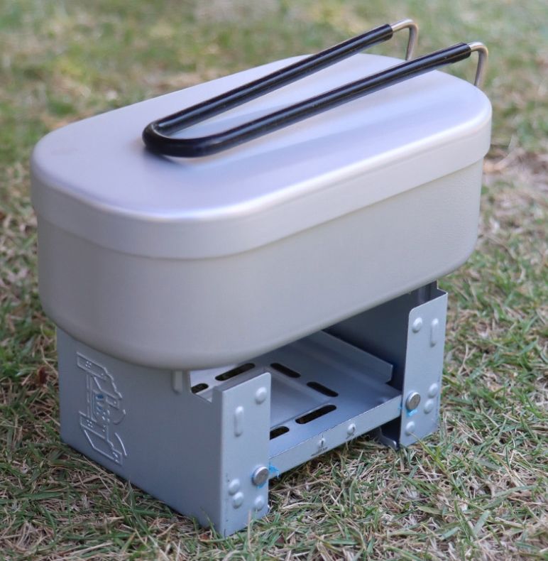 Estufa de bolsillo plegable, Mini estufa de alcohol de combustible sólido, Quemador de bolsillo portátil plegable para barbacoa de picnic