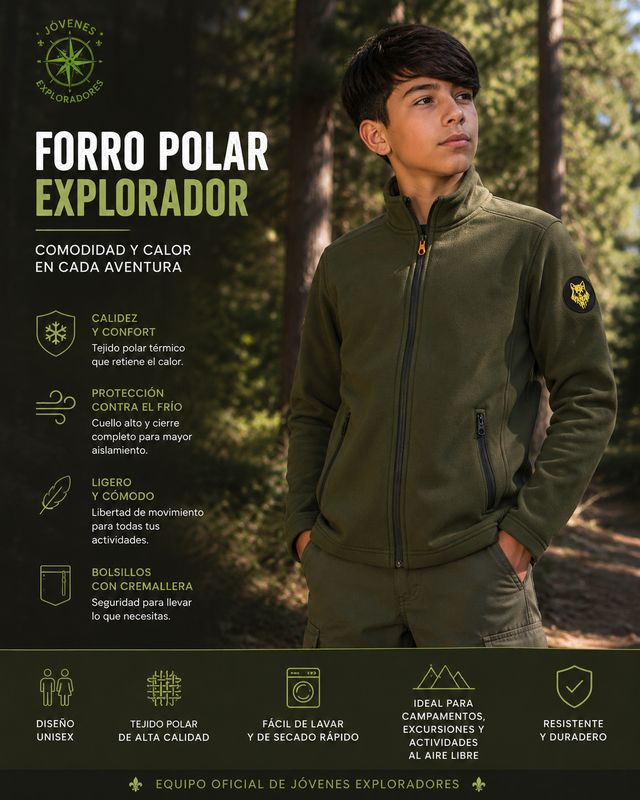 Sudadera Térmica Oficial Jóvenes Exploradores